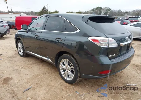 2010 Lexus Rx 450H z USA, uszkodzony, nr VIN JTJZB1BAXA2000832